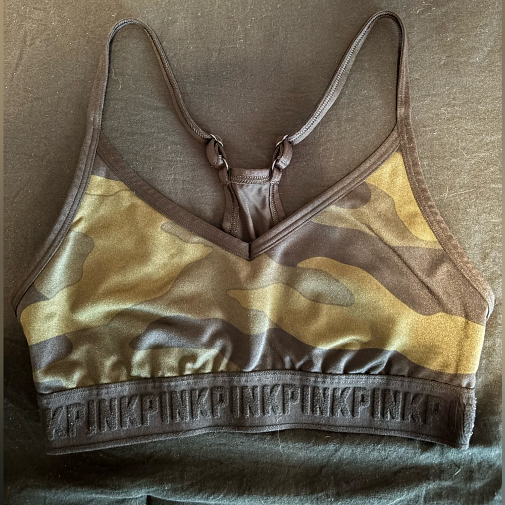 PINK Victoria's Secret Camouflage Sports Bra 2 Pack